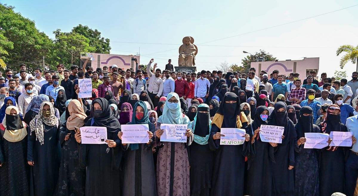 Hijab Row Highlights: Three-judge Karnataka HC bench to hear petitions tomorrow