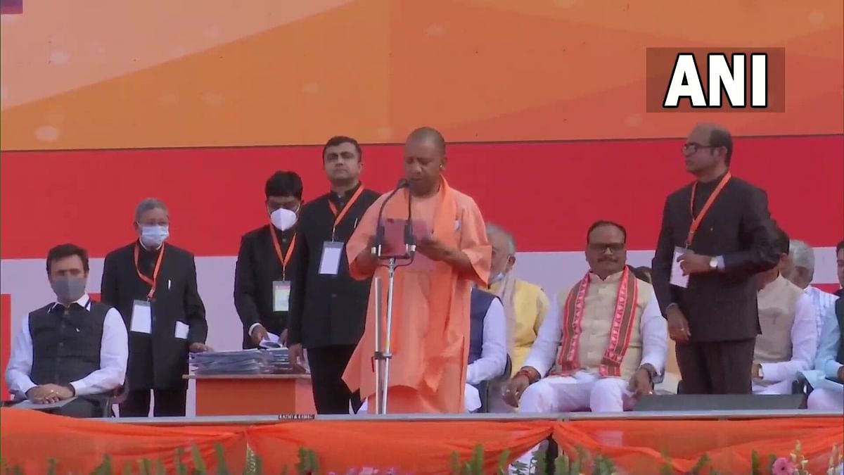 Yogi Adityanath oath-taking: Yogi takes oath as CM of Uttar Pradesh for second consecutive term