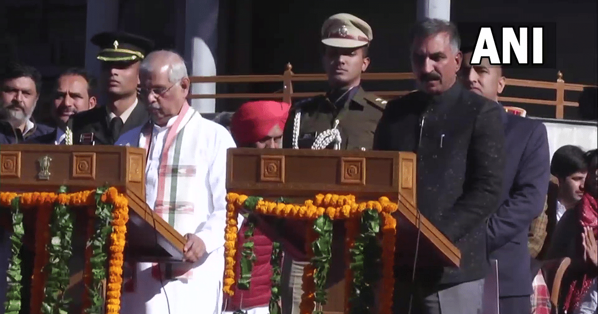 Himachal Pradesh News Highlights: PM Modi congratulates Sukhu on taking  oath as Himachal CM