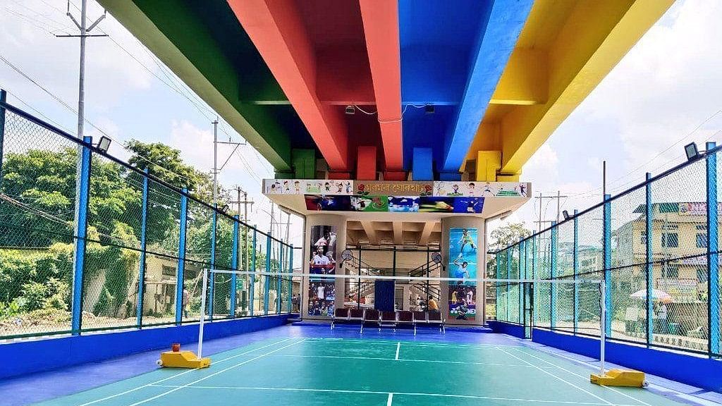 Assam's Johrat gets a badminton court under railway overbridge