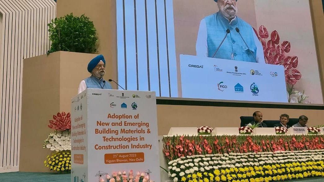 Urban Affairs Minister Hardeep Singh Puri calls for adoption of modern technology in construction industry