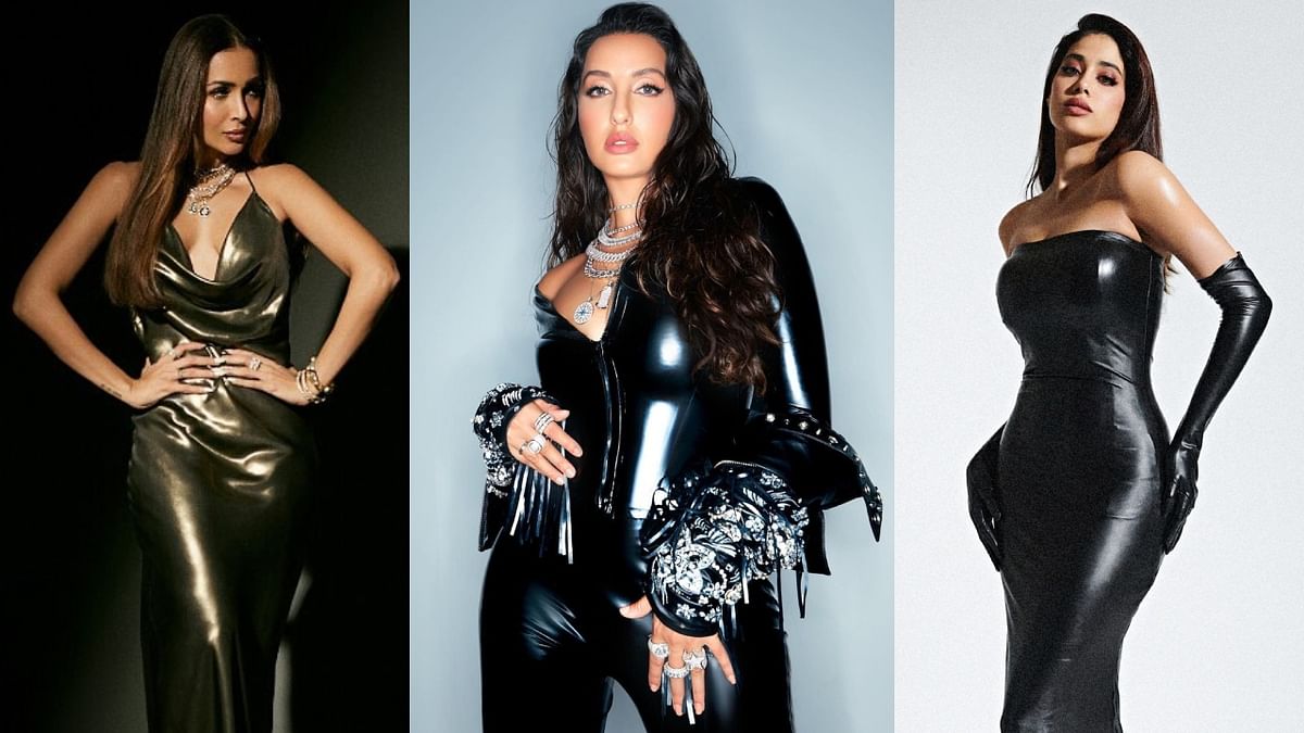Celebs in Latex dresses: Nora Fatehi, Malaika Arora and others