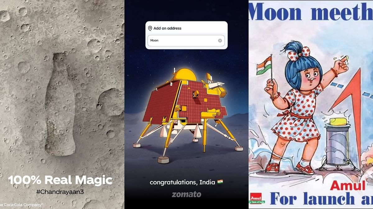 Companies go creative with ads to celebrate Chandrayaan-3's moon landing