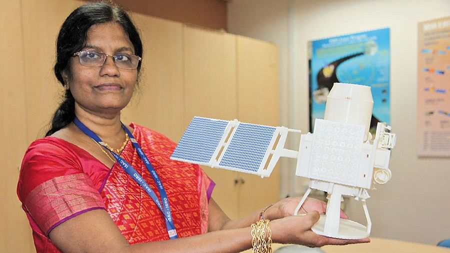 M Vanitha, (URSC)  Deputy Director, Chandrayaan-3: An electronics system engineer, Kalpana K led the Chandrayaan-3 team with unwavering determination amid the Covid pandemic challenges.  She is the mastermind behind India's satellite endeavors, she played pivotal roles in the Chandrayaan-2 and Mangalyaan missions.
