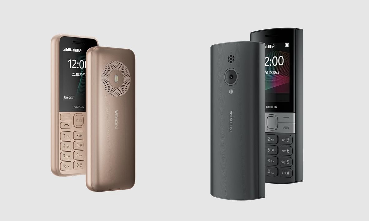 Nokia 150 Music (left) and Nokia 150 (right) 