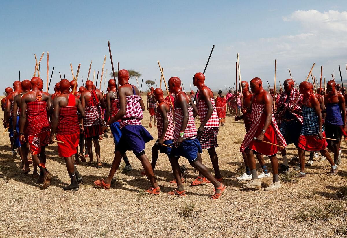 The Maa-Festival inside the Maasai Mara National Reserve in Narok County.