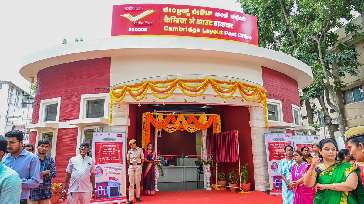 India got its first 3D-printed post office in Bengaluru on August 18.