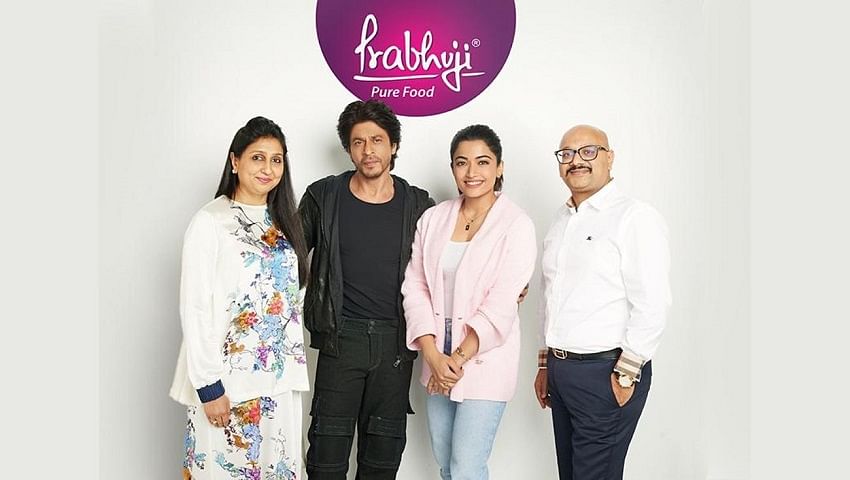 Prabhuji Sweets and Namkeens, joins hands with Shah Rukh Khan and RashmikaMandanna to celebrate authentic Indian flavors  