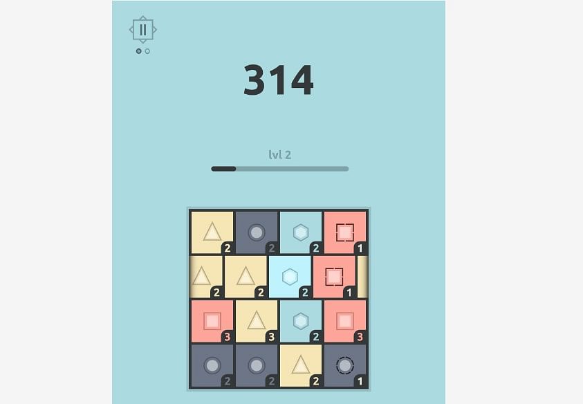 Finity puzzle game (screengrab)