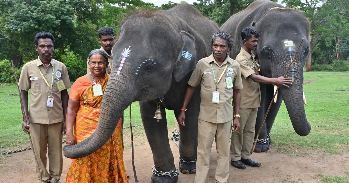 Mahout Village Inaugurated: Elephant Caretakers athey get houses in Tamil Nadu