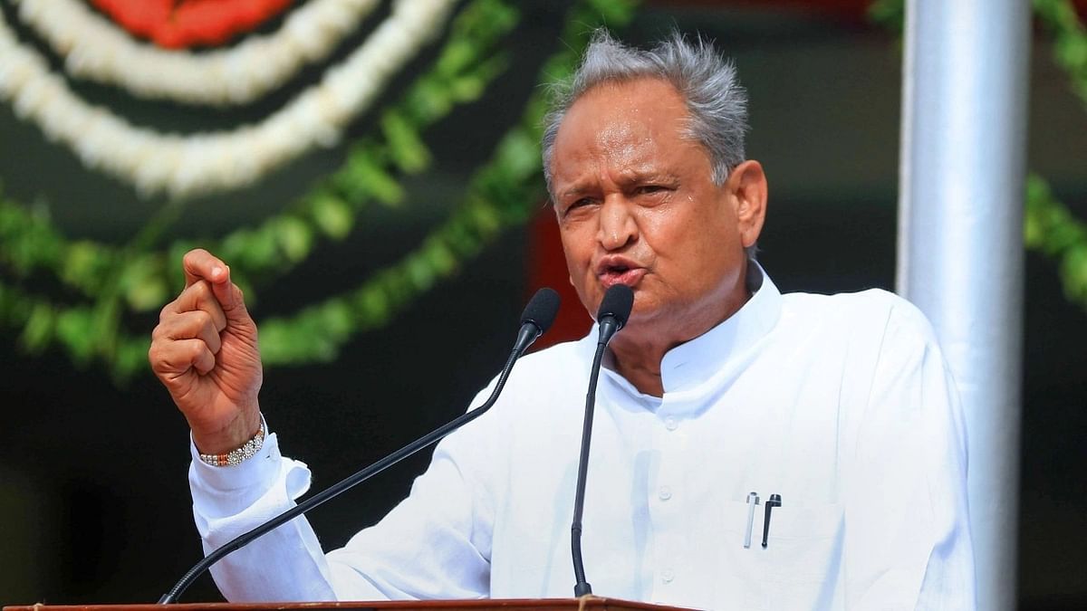 Rajasthan CM Ashok Gehlot.  