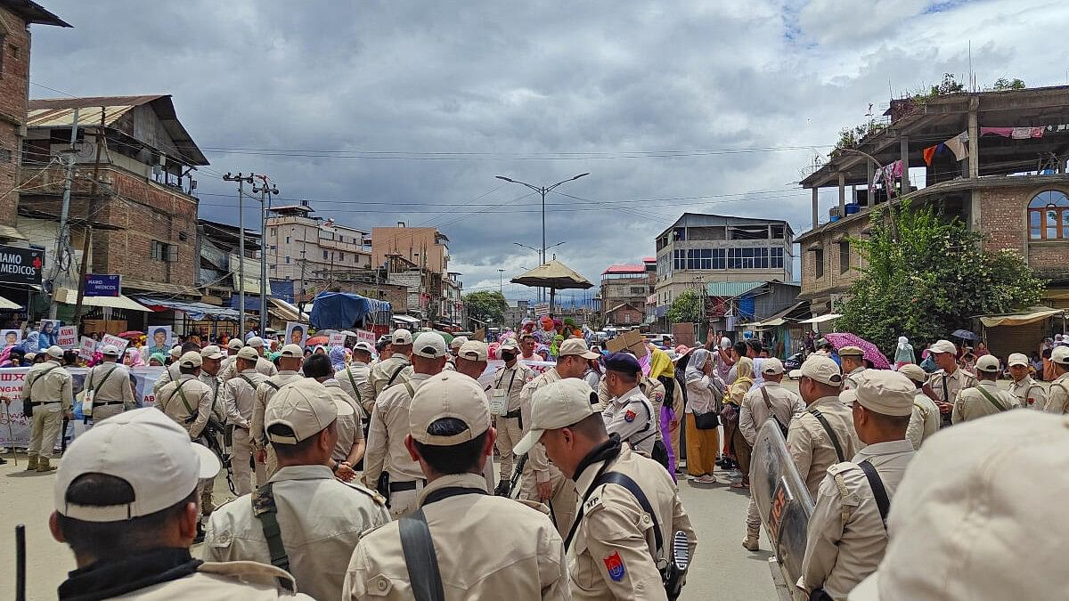 Representative image of Police in imphal.