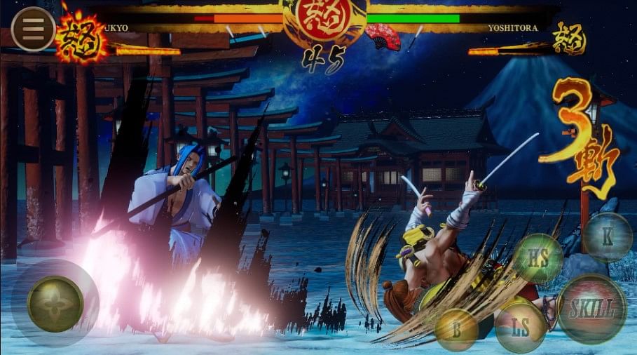 Samurai Shodown game (screen-grab)