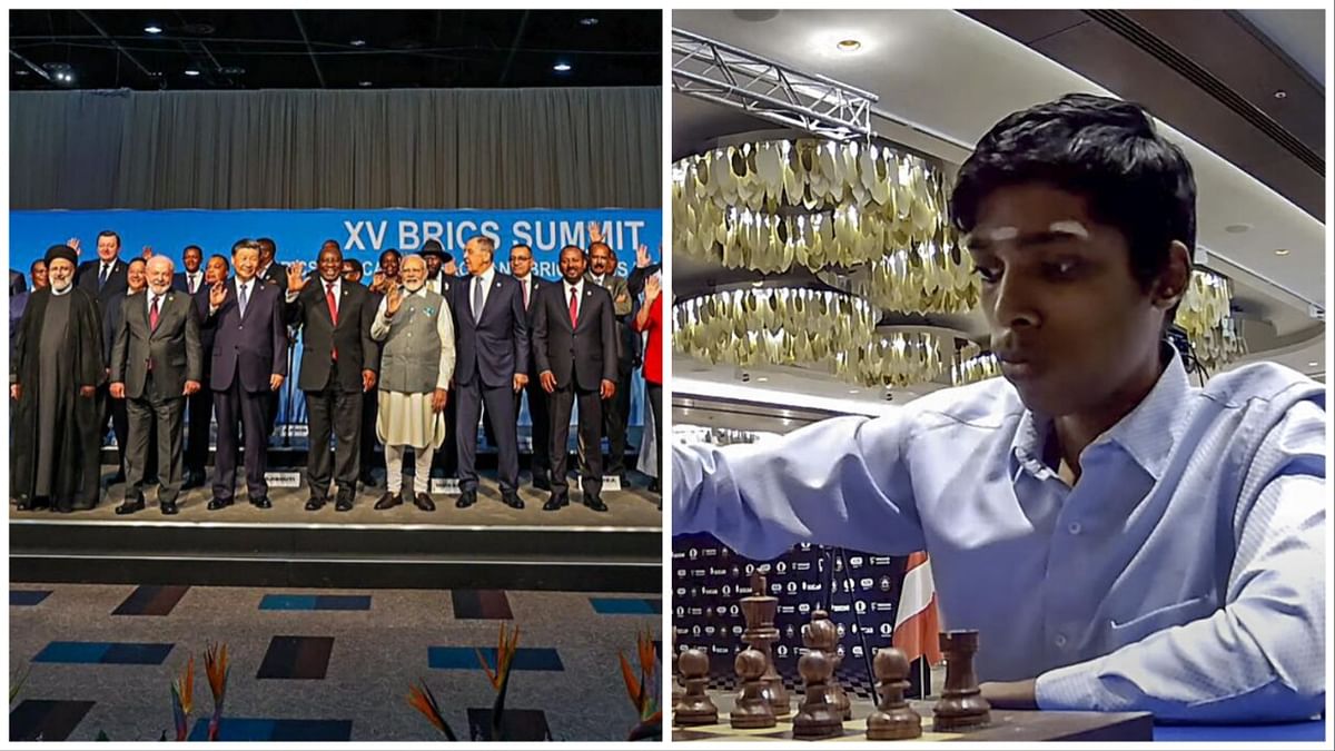 DH Evening Brief: BRICS invites six nations to join developing world bloc; Praggnanandhaa's heroic run ends against Carlsen