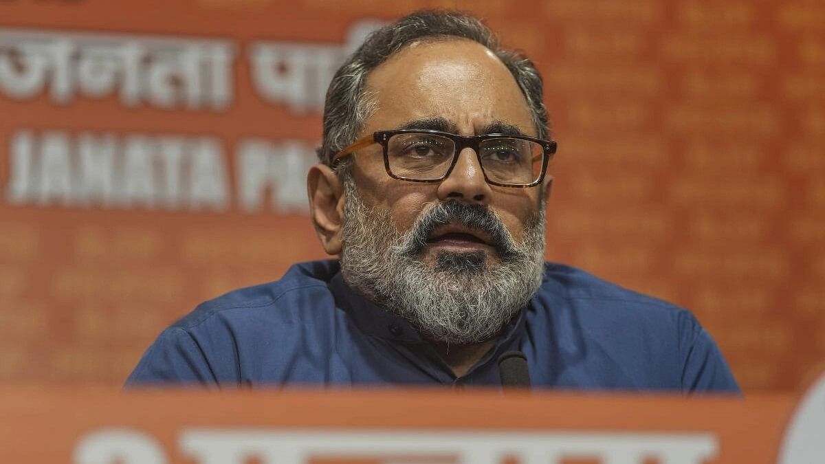 Mahadev App: Chandrasekhar rejects Cong's claim, says Centre didn't receive any letter seeking ban