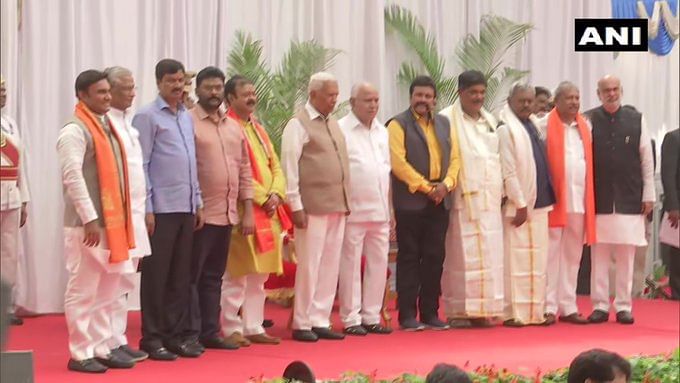 Karnataka Cabinet Expansion highlights: CM B S Yediyurappa expands Cabinet, inducts 10 BJP MLAs