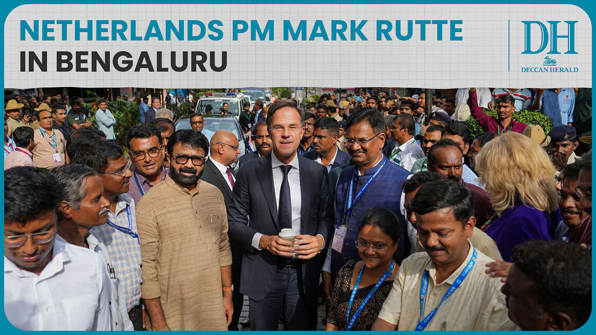 Netherlands PM Mark Rutte meets D K Shivakumar in Bengaluru, takes a walk on Church street