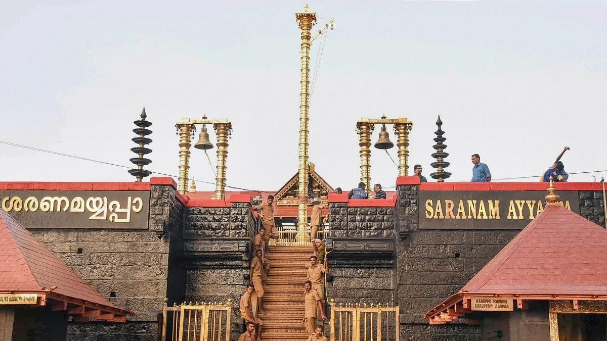 Row over stone pillars installed at Kerala's Sabarimala Temple; Travancore Devaswom Board to intervene