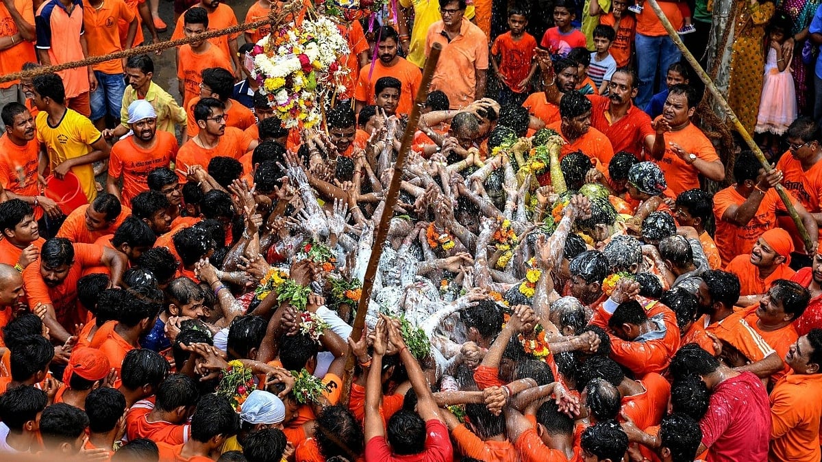 BJP organises 400 'Dahi Handi' events in Mumbai ahead of BMC polls - Vimarsana News