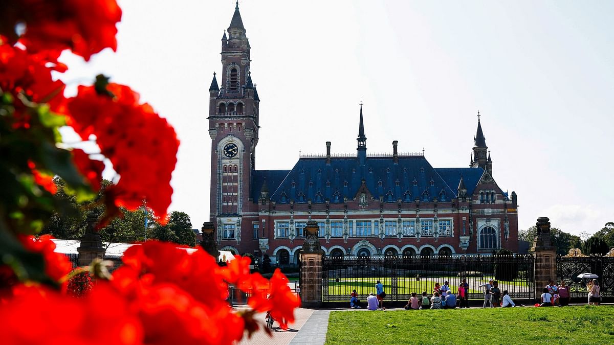 A general view of the International Court of Justice (ICJ) in The Hague, Netherlands.