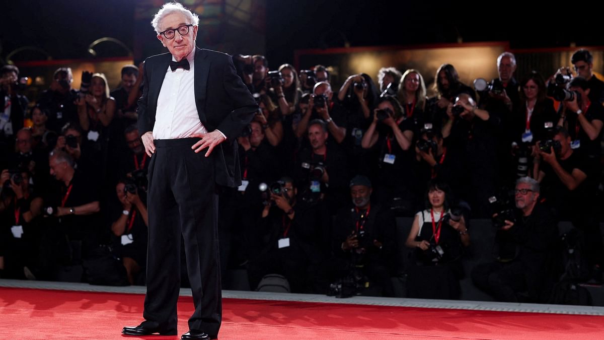 The 80th Venice Film Festival - Premiere for the film "Coup de Chance" out of competition - Red Carpet - Venice, Italy, September 4, 2023 - Director Woody Allen attends.