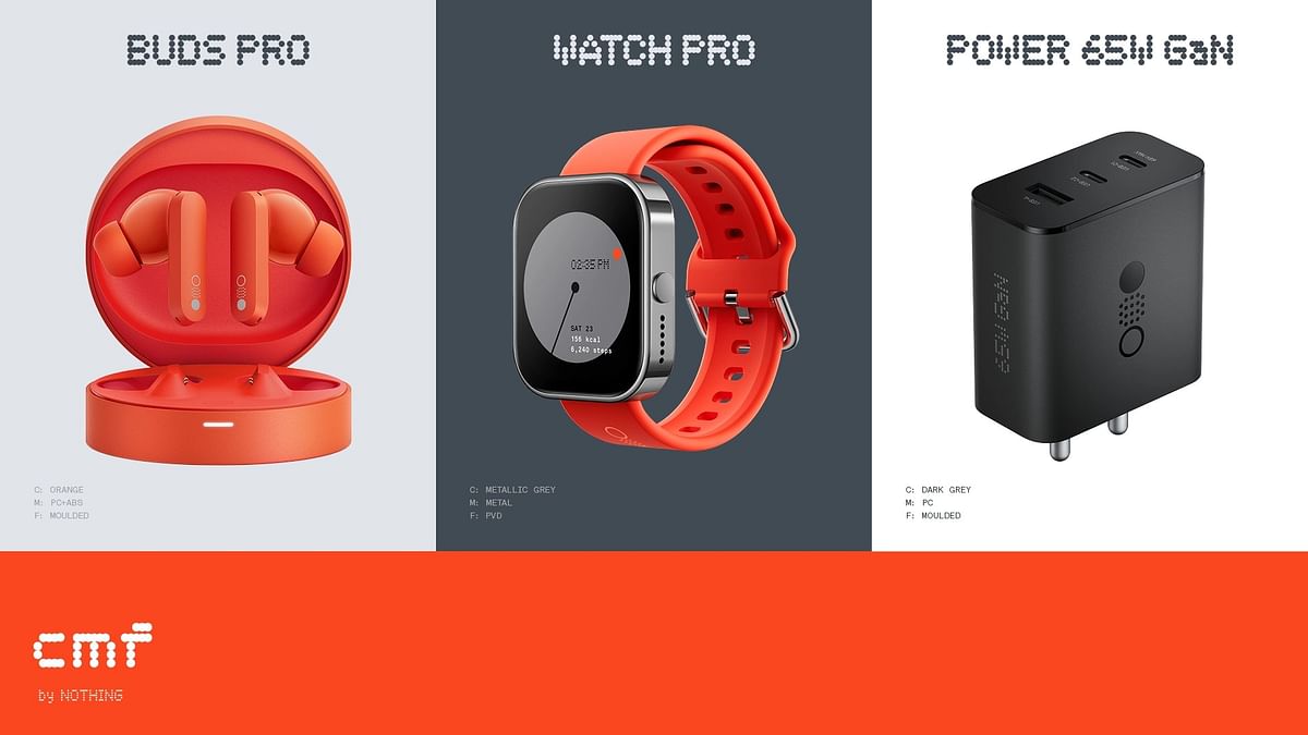 CMF unveils Watch Pro, Buds Pro, GaN fast charger