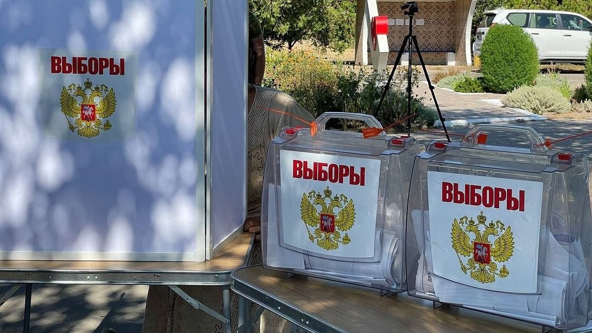 In occupied areas of Ukraine, Russia holds local elections that have been widely denounced