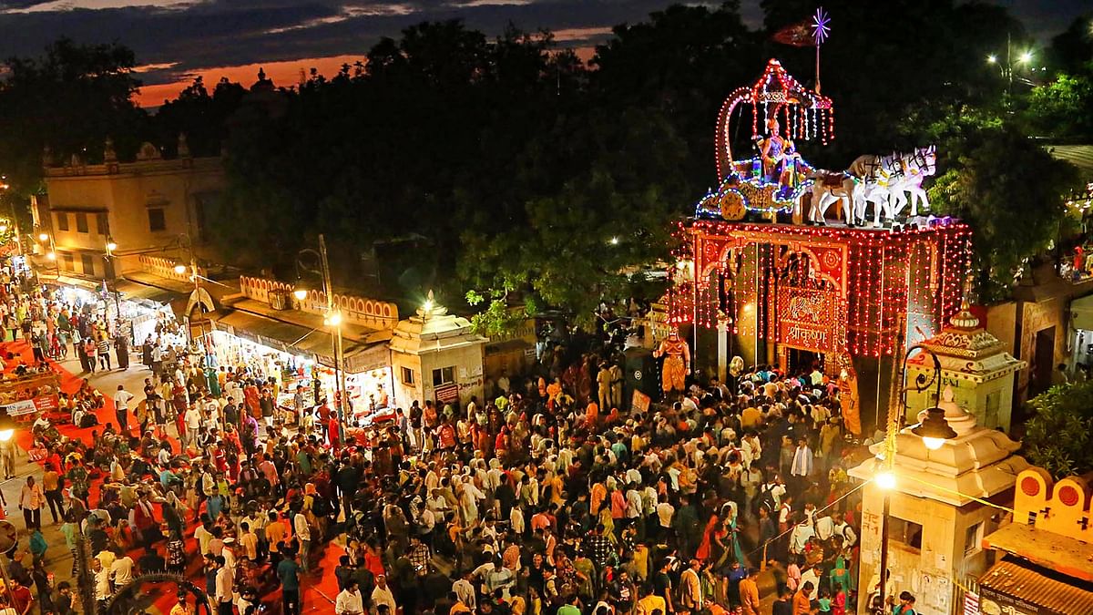 Uttar Pradesh: Janmashtami celebrated with fanfare in Mathura