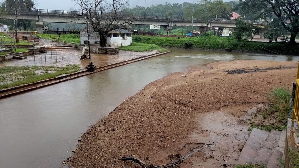 Water-level depletes in Triveni Sangama in Kodagu