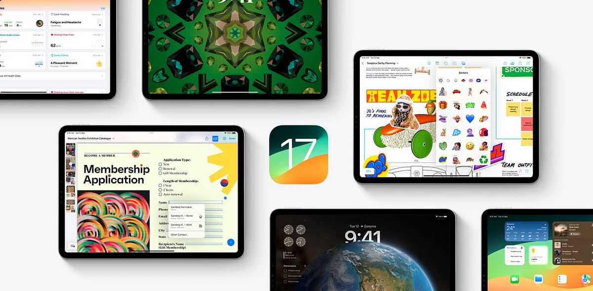 Apple iPadOS 17 released.
