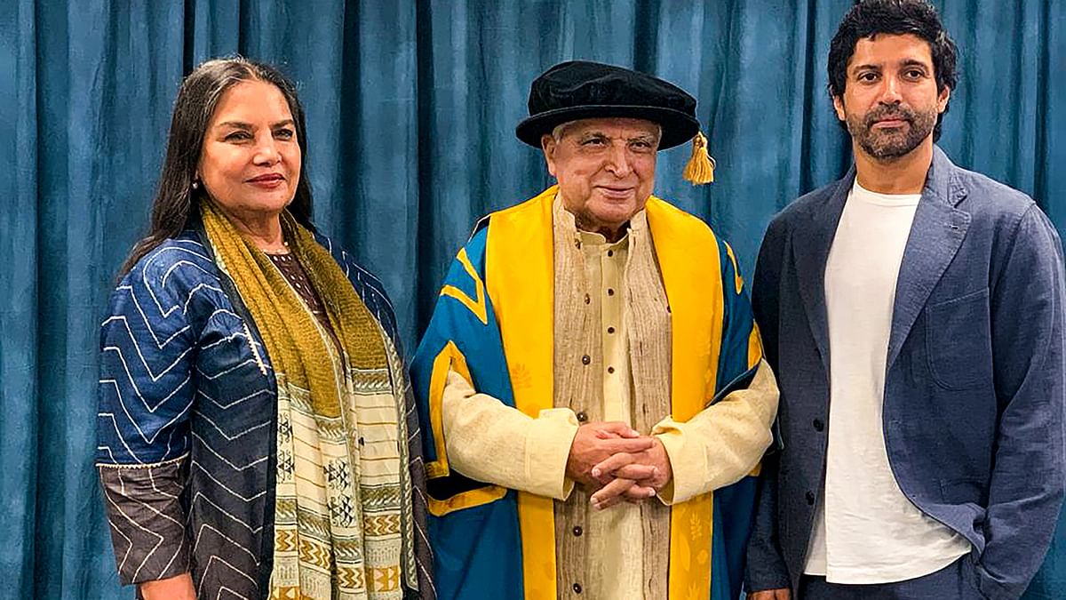 Poet-lyricist Javed Akhtar conferred with honorary doctorate in UK