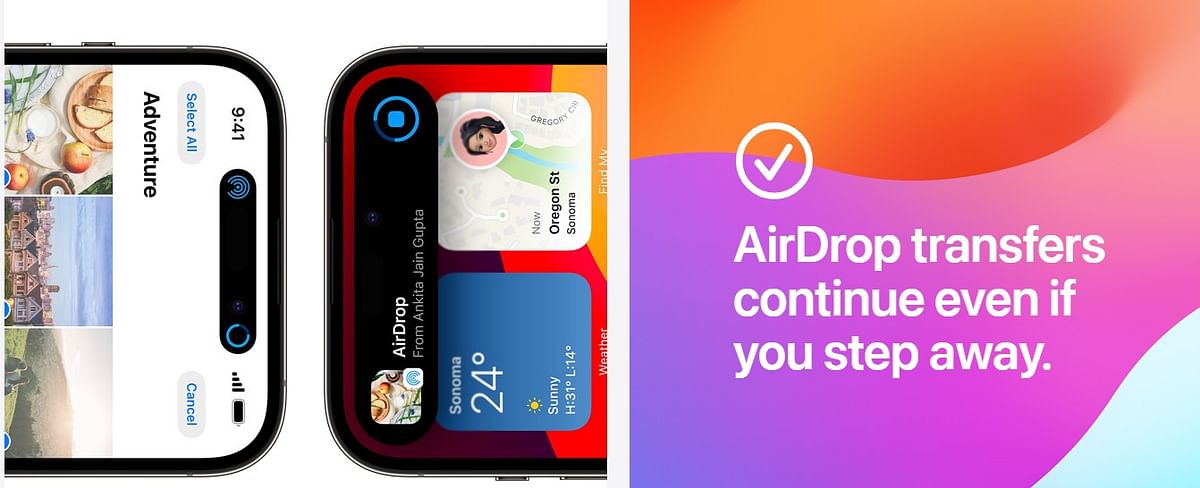 iOS 17 brings long-range AirDrop feature.