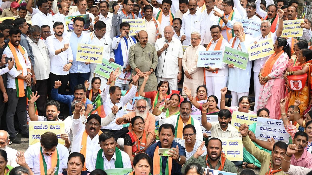 Cauvery protests: Resign and go home if you can’t fix situation, BSY slams Congress