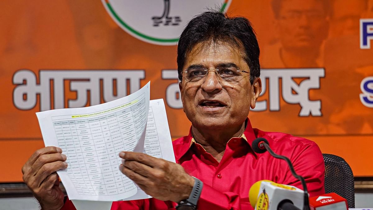 BJP leader Kirit Somaiya receives another e-mail threatening to 'expose' videos; police say investigation on