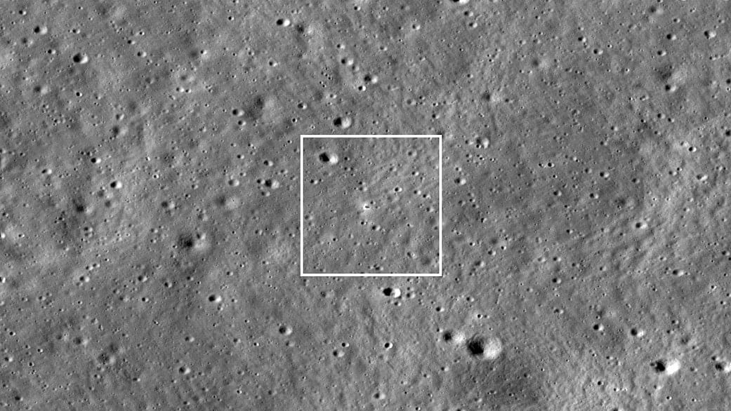 NASA releases image of Chandrayaan-3 lander on Moon