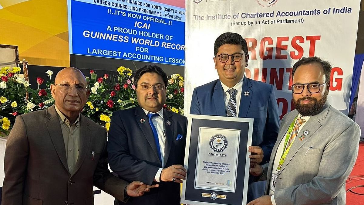ICAI says it created Guinness world record for 'largest accounting lesson in single location'