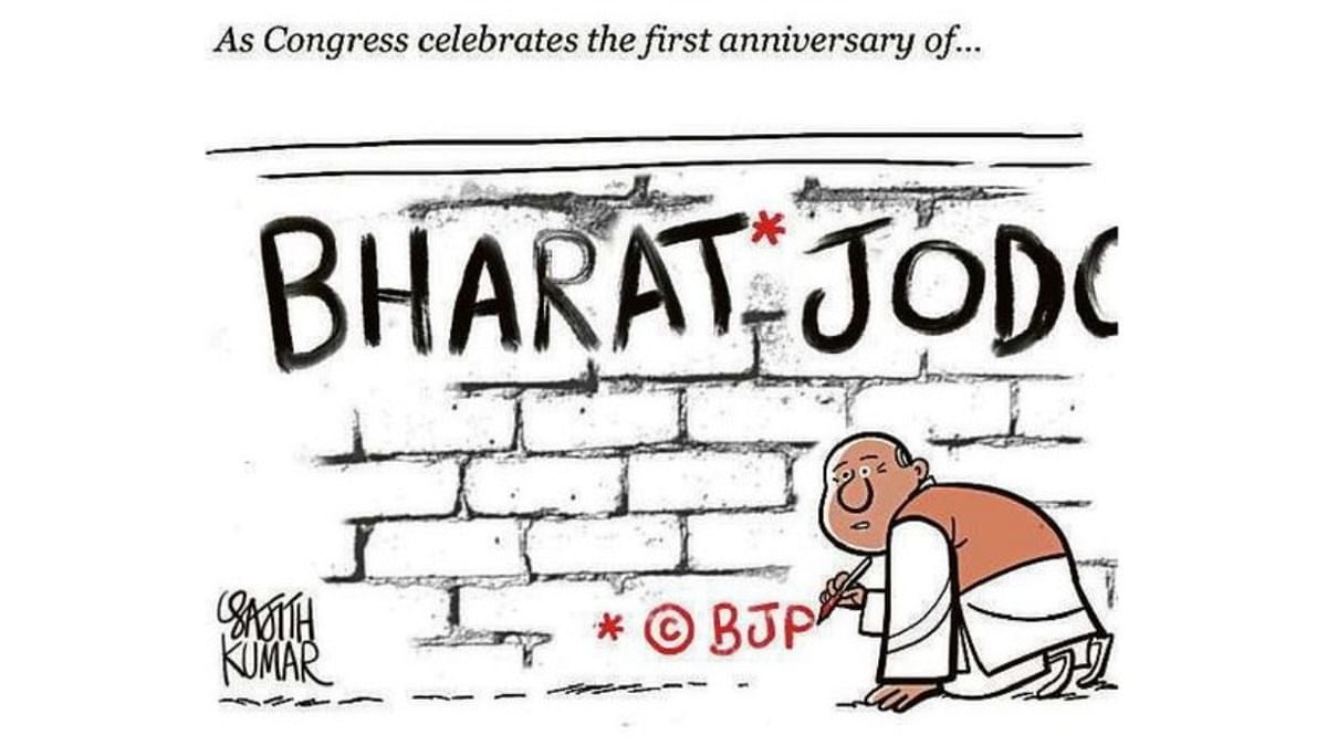 DH Toon | Time to rename 'Bharat' Jodo yatra?