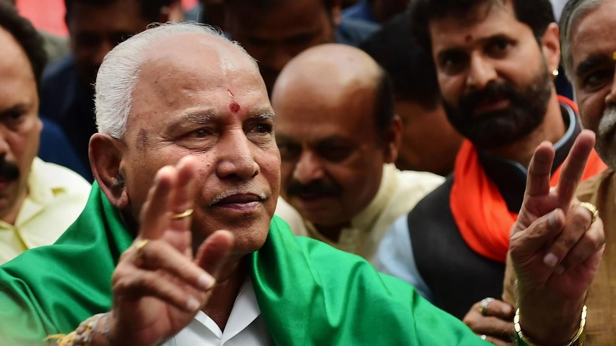 File photo of B S Yediyurappa.