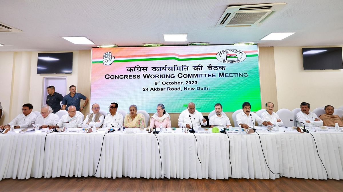 CWC meet begins; poll strategy, caste census on agenda