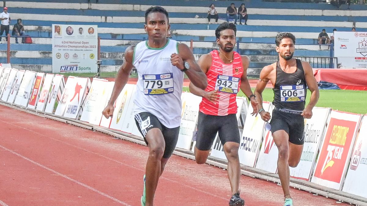 Animesh Kujur sets 200m meet record 