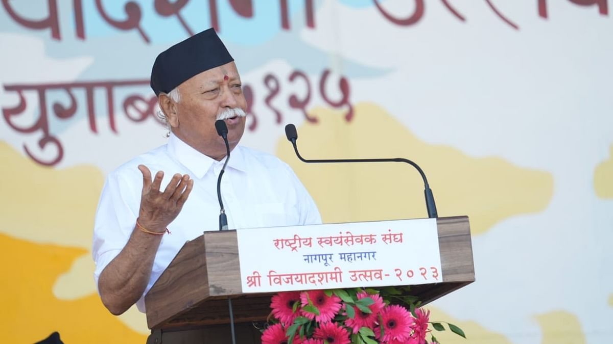 Mohan Bhagwat warns about attempts to garner votes by inflaming emotions in Dussehra rally