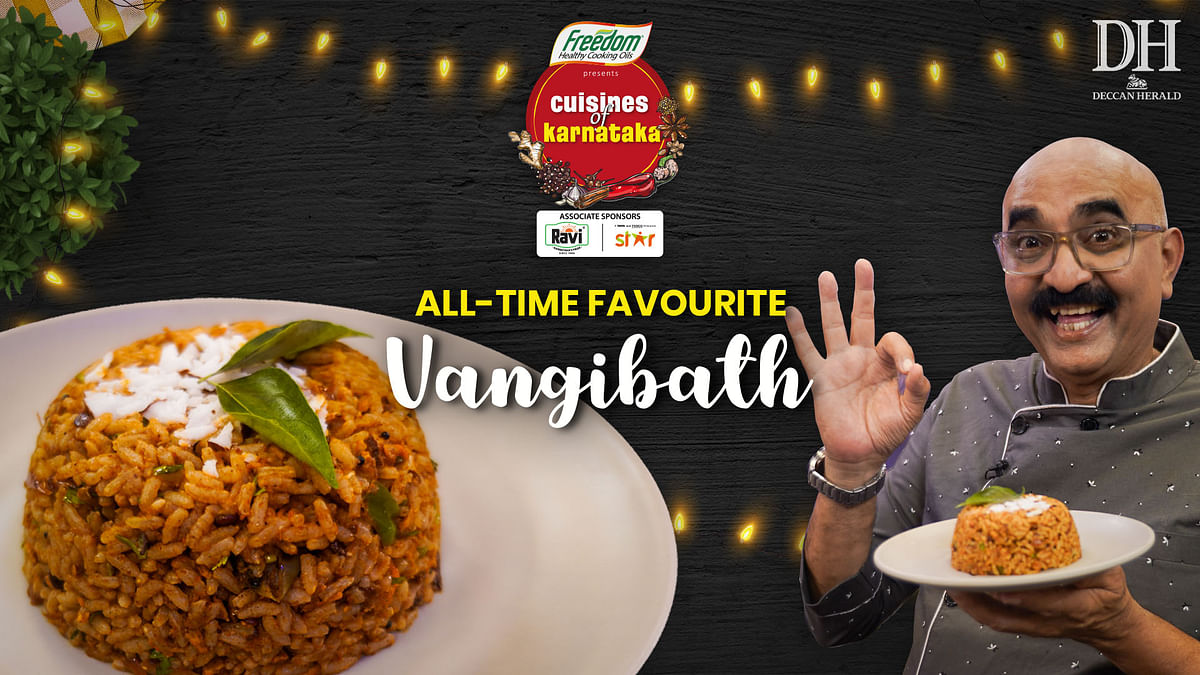 #DHBrandSpot | Quick and Easy Vangibath Recipe | Brinjal Rice | Lunchbox Recipe | Cuisines of Karnataka