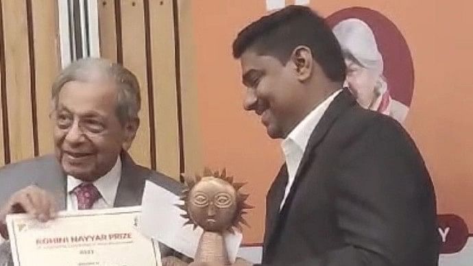 Dinanath receives Rohini Nayyar prize for empowering tribal women