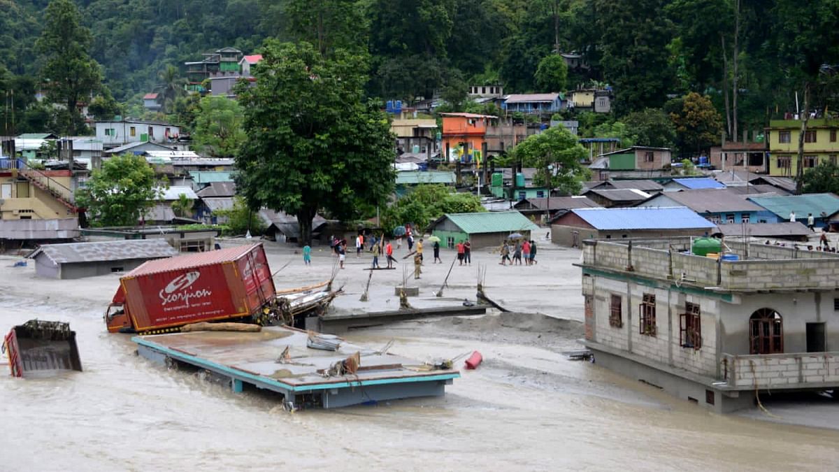Flash flood caused by cloudburst devastates Sikkim
