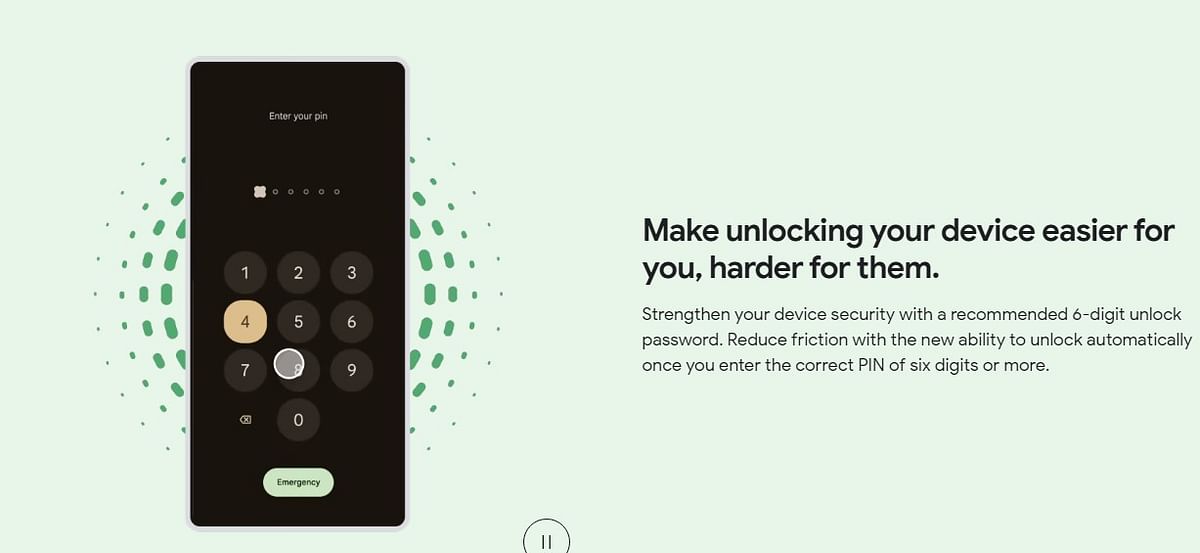 Android 14 brings six-digit passcode