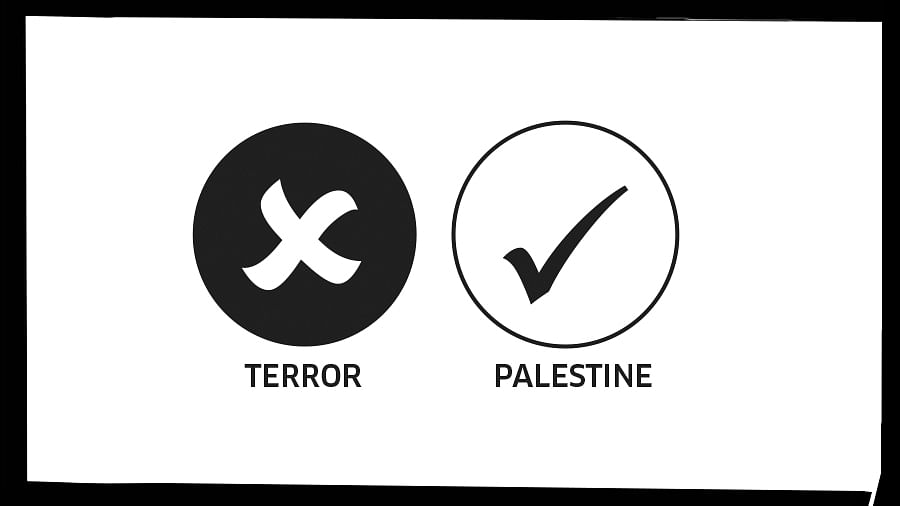 Unambiguous on terror, principled on Palestine