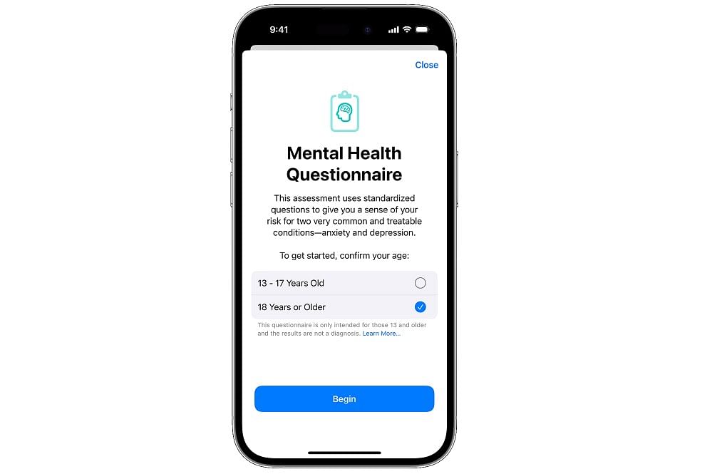 Apple device owners can assess their mental health by answering a few questions on Health app.
