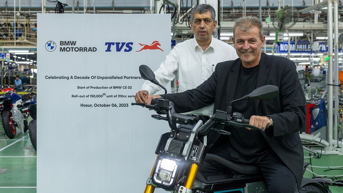 BMW CE 02 production begins at TVS' Hosur factory