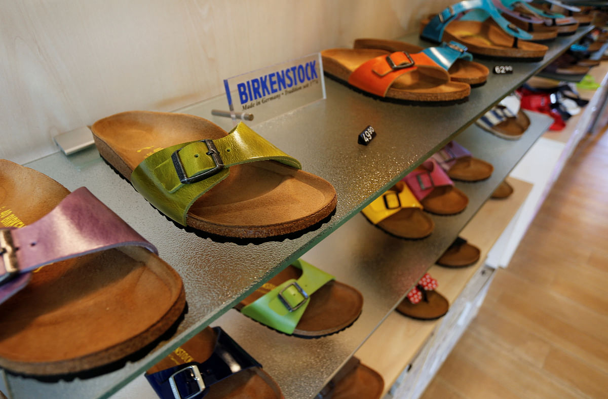 A Birkenstock shoe shop is pictured in Dortmund August 27, 2013. 