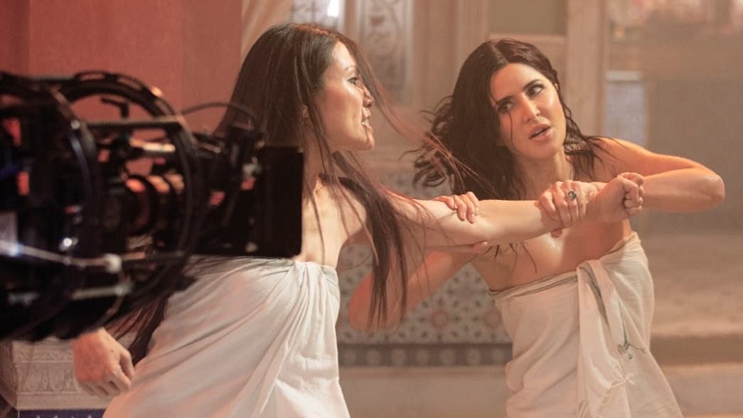 The towel fight scene with Katrina at Hammam was pretty epic: Michelle Lee